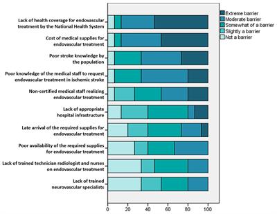 Identification of Barriers to Access Endovascular Treatment for Acute Ischemic Stroke in the Health Care System of Mexico: Results From a National Survey Among Endovascular Neurologists